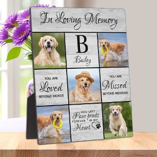Pet Memorial Unique 5 Photo Pet Loss Keepomwille D Fotoplaat