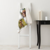 Pet Memorial Unique Photo Collage Sherpa Deken (In situ)