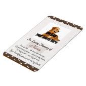 Pet Memorial - Uw Beautifu schildert afdrukken op  Magneet (Linkerzijde)