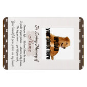 Pet Memorial - Uw Beautifu schildert afdrukken op  Magneet (Horizontaal)