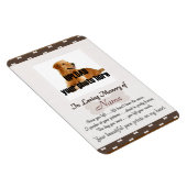 Pet Memorial - Uw Beautifu schildert afdrukken op  Magneet (Rechterzijde)