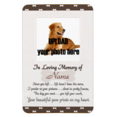 Pet Memorial - Uw Beautifu schildert afdrukken op  Magneet (Verticaal)