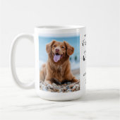 Pet Memorial van de hond Pet Loss 2 Foto Koffiemok (Links)