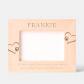 Pet Memorial voor altijd geliefd Gegraveerde Lijstjes (Voorkant)