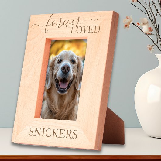 Pet Memorial voor altijd geliefd Gegraveerde Lijstjes