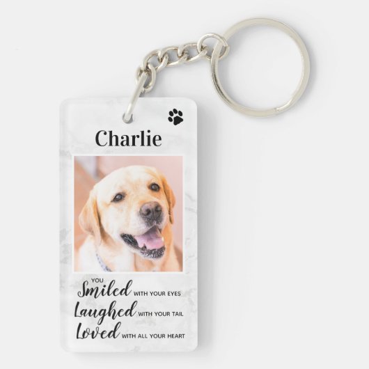 Pet Memorials Keepomwille Dog Sleutelhanger (achterkant)