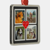 Pet Memories maken je eigen persoonlijke persoonli Metalen Ornament (Rechts)