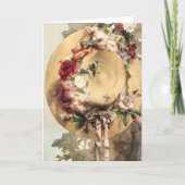 Pet met bloemen kaart (Voorkant)