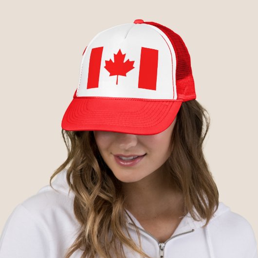 Pet met Canadese vlag (In situ)