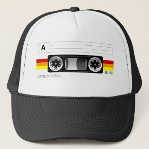Pet met cassettebandetiket