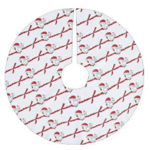 Pet met de zoete kerstboom rok