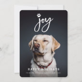 Pet met foto's maken van penseel Hondenliefhebber  Feestdagenkaart (Voorkant)