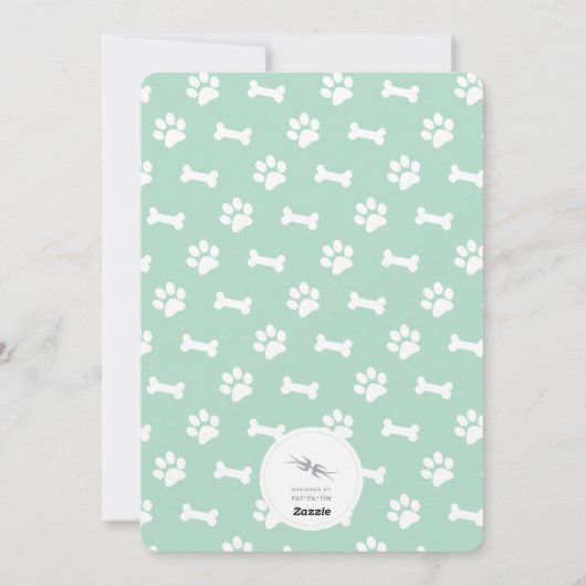 Pet met foto's maken van penseel Hondenliefhebber  Feestdagenkaart (Achterkant)