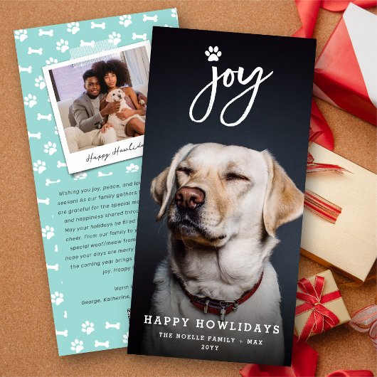 Pet met foto's maken van penseel Hondenliefhebber  Feestdagenkaart