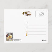 Pet met kattenvoer briefkaart (Achterkant)