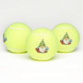 Pet met kerstbomen en tennisballen (Multi)