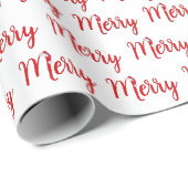 Pet met kerstmis over tekst met een vrolijke tekst cadeaupapier (Rol Hoek)