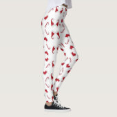 Pet met rode kerststop en snoepriet leggings (Rechts)