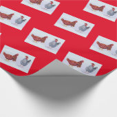 pet met sjaal en kerstmis cadeaupapier (Hoek)