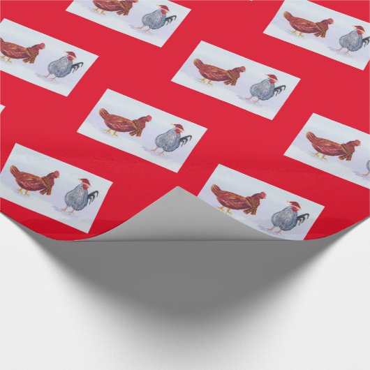 pet met sjaal en kerstmis cadeaupapier (Hoek)