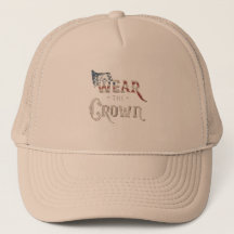 pet met tekst draag de kroon