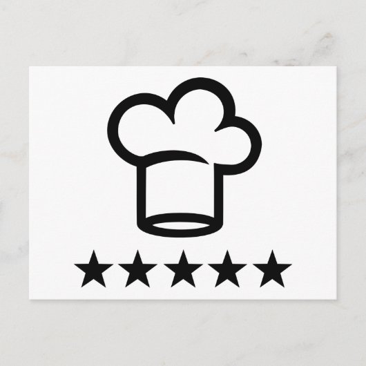 Pet met vijf sterren briefkaart (Voorkant)