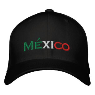 Pet: Mexico lindo, tri-color Geborduurde Pet