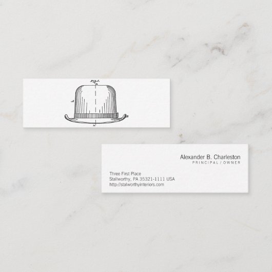 Pet Mini Visitekaartje (Voorkant / Achterkant)