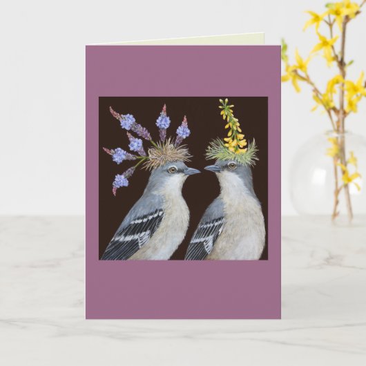 Pet Mockers Kaart (Gele Bloem)