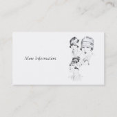 Pet Mode Modeling  Roaring 1920s-kaart Visitekaartje (Achterkant)