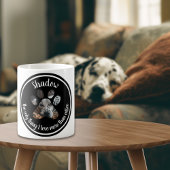 Pet Moderne Typografie Grappige Hond Kat Custom Fo Koffiemok