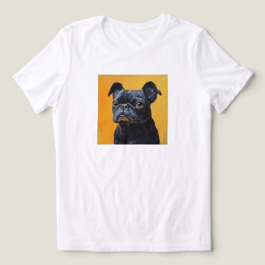 Pet Mom Foto Custom Hond Gepersonaliseerde hond mo Tri-Blend Shirt (Design voorkant)