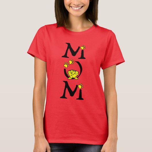 Pet Mom grafisch t-shirt (Voorkant)