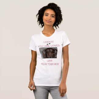 Pet Mom Loved Photo Tee Art T-shirt
