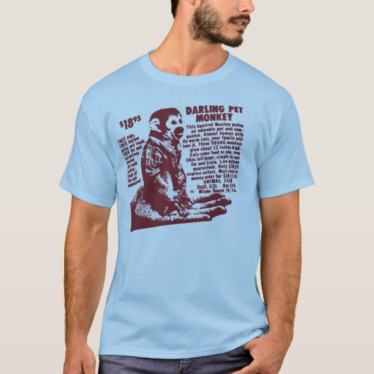 Pet Monkey T-shirt (Voorkant)