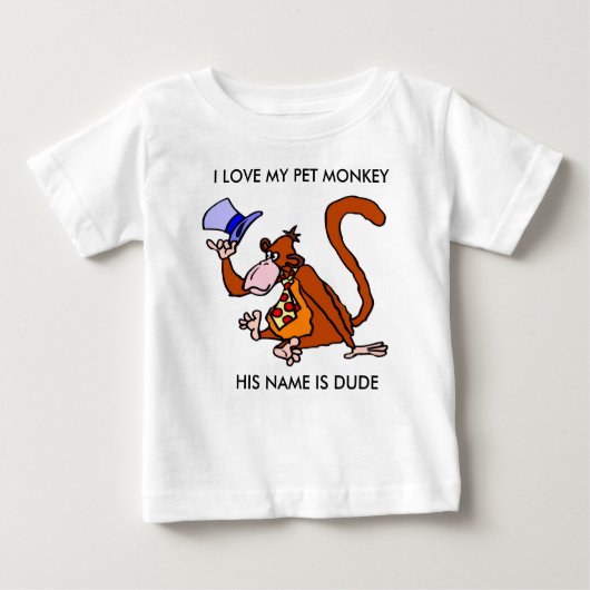 PET MONKEY TODDLER T-SHIRT (Voorkant)