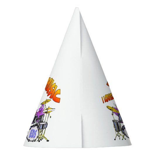 Pet Music Octopus Party Feesthoedjes (Achterkant)