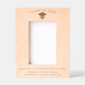 Pet N Tassel Eenvoudig 4x6P Chic Afstuderen Afbeel Gegraveerde Lijstjes (Voorkant)