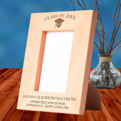 Pet N Tassel Eenvoudig 4x6P Chic Afstuderen Afbeel Gegraveerde Lijstjes