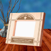 Pet N Tassel Stijlvolle Boog 6x4L Afstuderen Afbee Gegraveerde Lijstjes