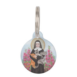 Pet Name & St. Gertrude Patron of Cats Huisdierpenning