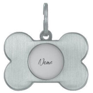 Pet name tag huisdieren naamplaatje