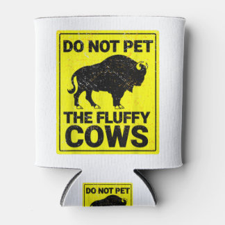 Pet niet de vlotte Koeien Funny Bison Halloween T Blikjeskoeler