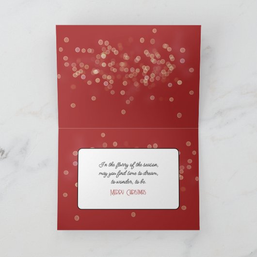 Pet op een zwarte labrador retriever feestdagen kaart (Binnen)