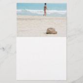 Pet op het strand flyer (Voorkant)