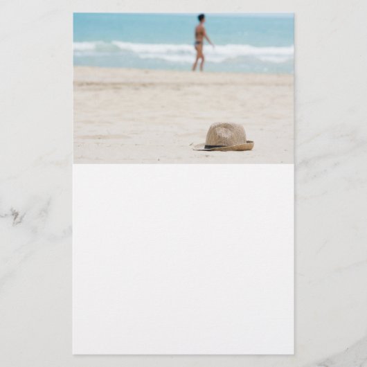 Pet op het strand flyer (Voorkant)