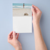 Pet op het strand flyer (Hand)