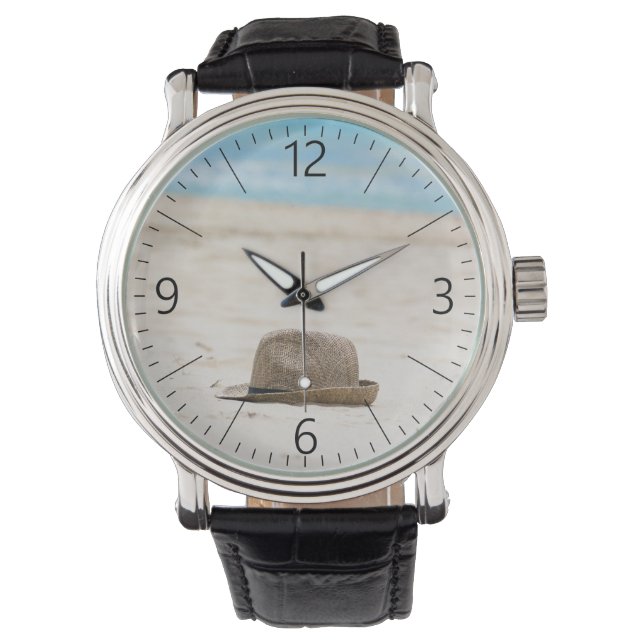 Pet op het strand horloge (Voorkant)