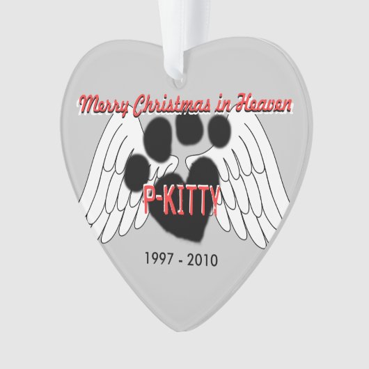 Pet Ornament -2-zijdig Kerst van de Verdienste in  (voorkant)