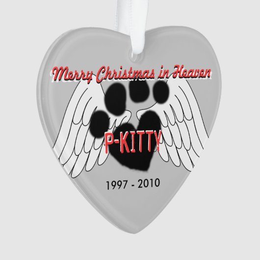 Pet Ornament -2-zijdig Kerst van de Verdienste in  (voorkant)